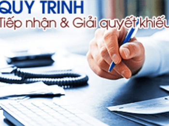 Chính sách xử lý khiếu nại